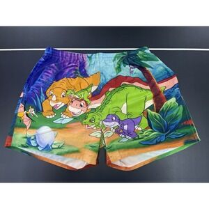 Dumbgood Men's Land Before Time Swim Shorts Size XL. Drawstring Waist.
